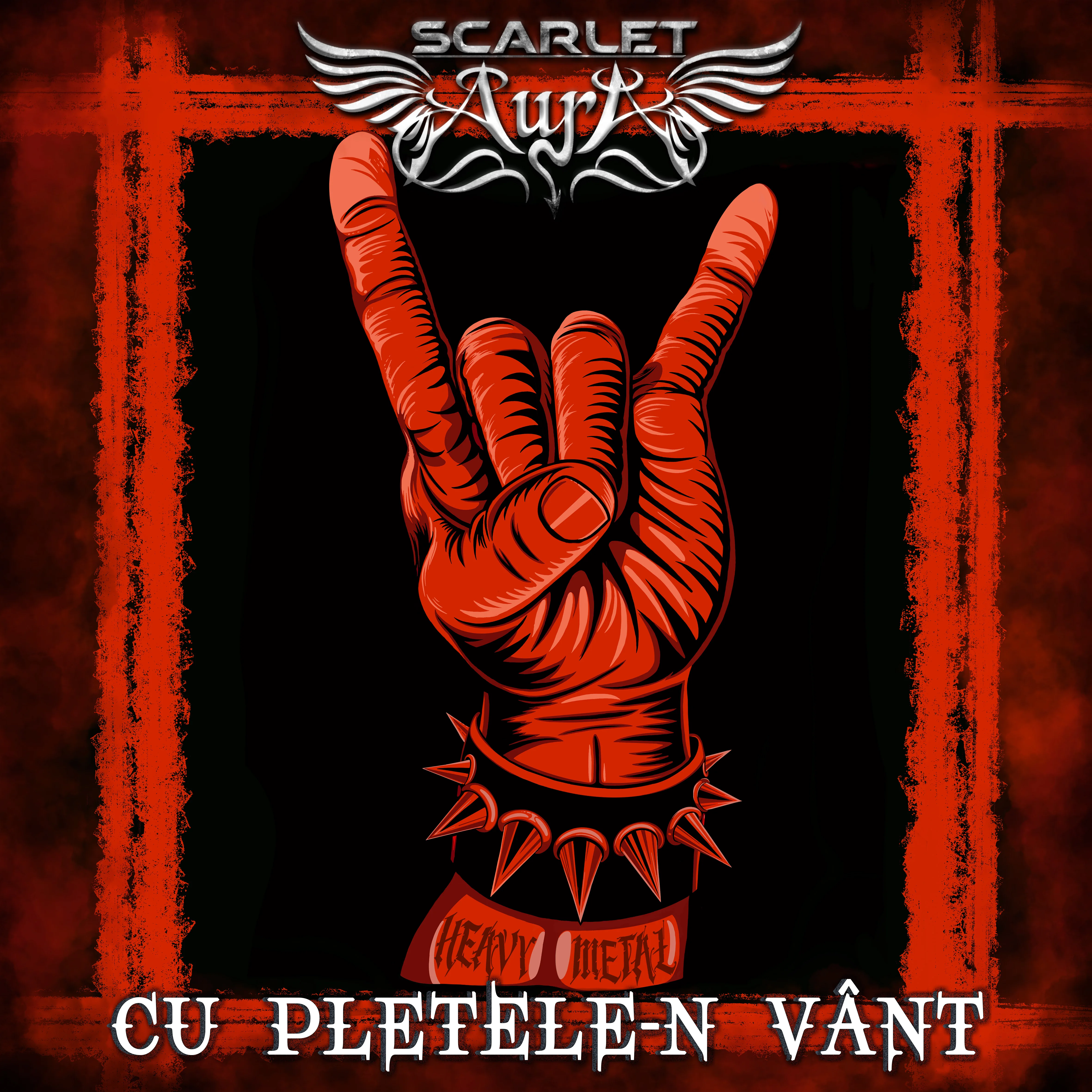 Scarlet Aura "Cu pletele-n vânt" single artwork